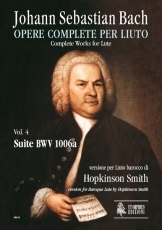 Complete Works for Lute. #4: Suite BWV 1006a. Baroque Lute version - hier klicken Complete Works for Lute. #4: Suite BWV 1006a. Baroque Lute version - hier klicken