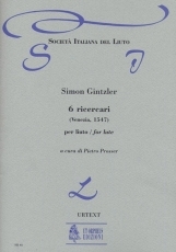 6 Ricercari (Venezia 1547) for Lute