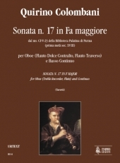 Sonata No. 17 in F maj for Oboe (Treble Recorder, Flute) and Continuo - hier klicken