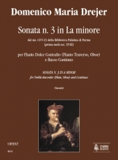 Sonata No. 3 in A min from for Treble Recorder (Flute, Oboe) and Continuo - hier klicken
