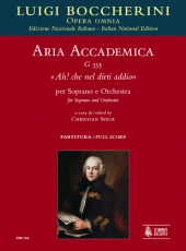 Aria accademica G 552 Caro padre, a me non dei for Soprano and Orchestra - hier klicken