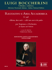 Recitativo e Aria accademica G 548 Misera, dove son!  Ah! non son io che parlo for Soprano and Orchestra - hier klicken