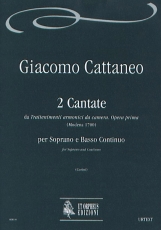 2 Cantatas from «Trattenimenti armonici da camera». Opera prima for Soprano and Continuo - hier klicken