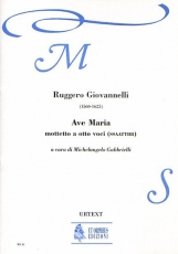 Ave Maria. Motet for 8 Voices (SATB-SATB) - hier klicken Ave Maria. Motet for 8 Voices (SATB-SATB) - hier klicken