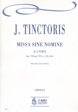 Missa sine nomine No. 1 for 3 Voices - hier klicken