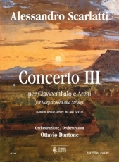 Concerto III, for Harpsichord and Strings - hier klicken