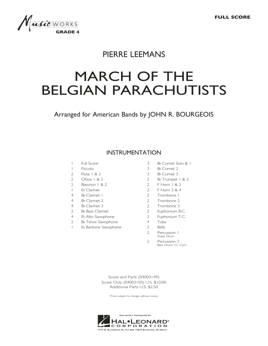March of the Belgian Parachutists - hier klicken