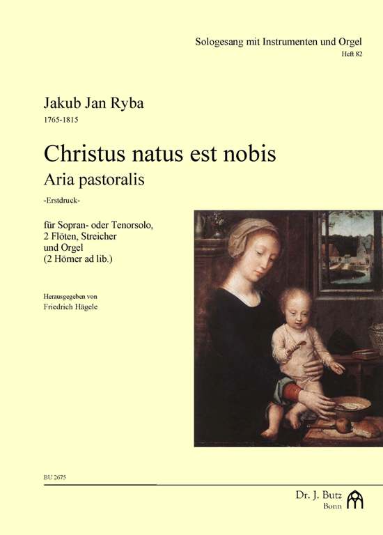 Christus natus est nobis - Aria pastoralis in G - hier klicken