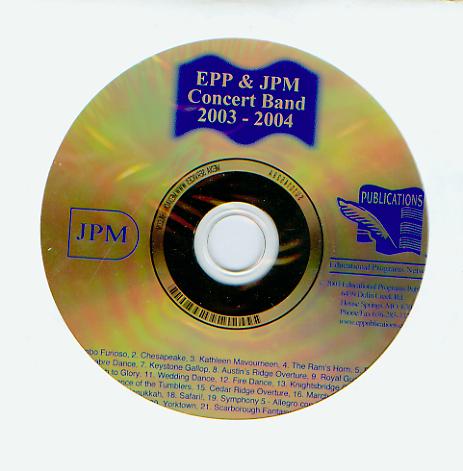 JPM 2003-2004 Concert Band - hier klicken