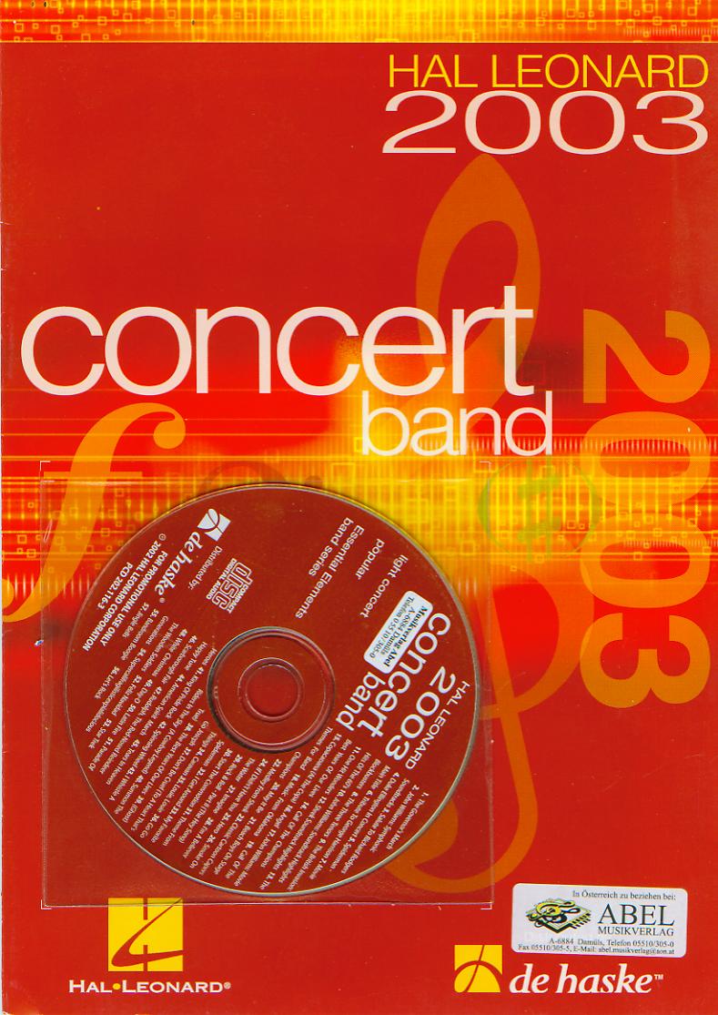 Hal Leonard 2003 Concert Band - hier klicken
