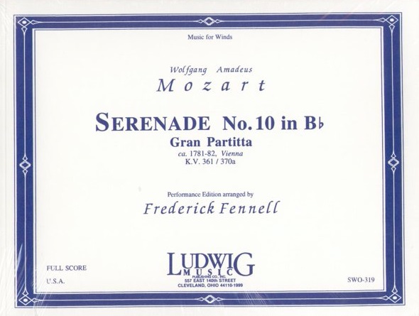 Serenade #10 in B-flat (Gran Partita) - hier klicken Serenade #10 in B-flat (Gran Partita) - hier klicken