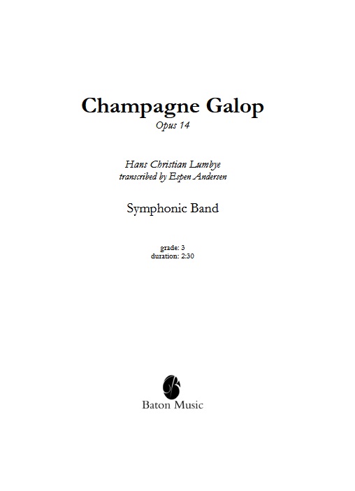 Champagne Galop - hier klicken