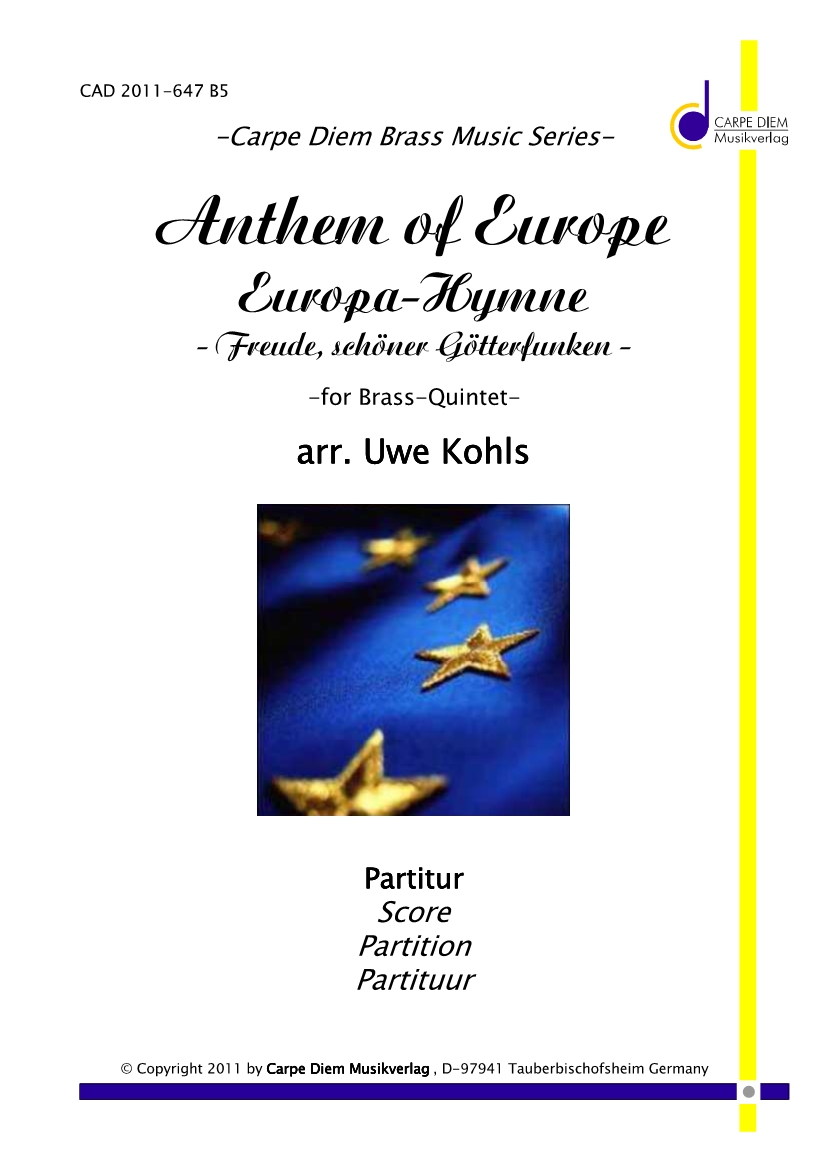Europa-Hymne - Freude schner Gtterfunken - hier klicken