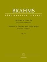 Sonatas in F minor and E-flat major after op. 120 - hier klicken Sonatas in F minor and E-flat major after op. 120 - hier klicken