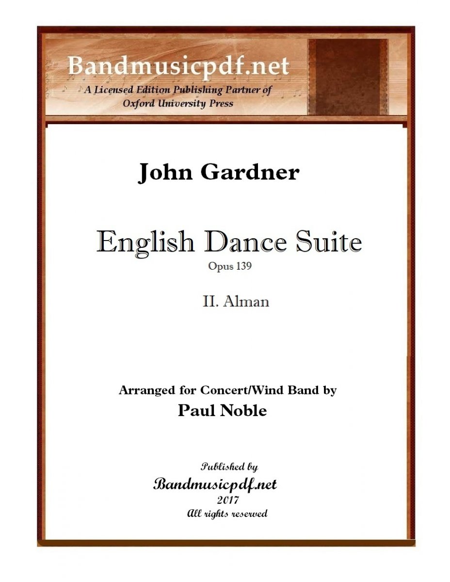 English Dance Suite #2 Alman - hier klicken