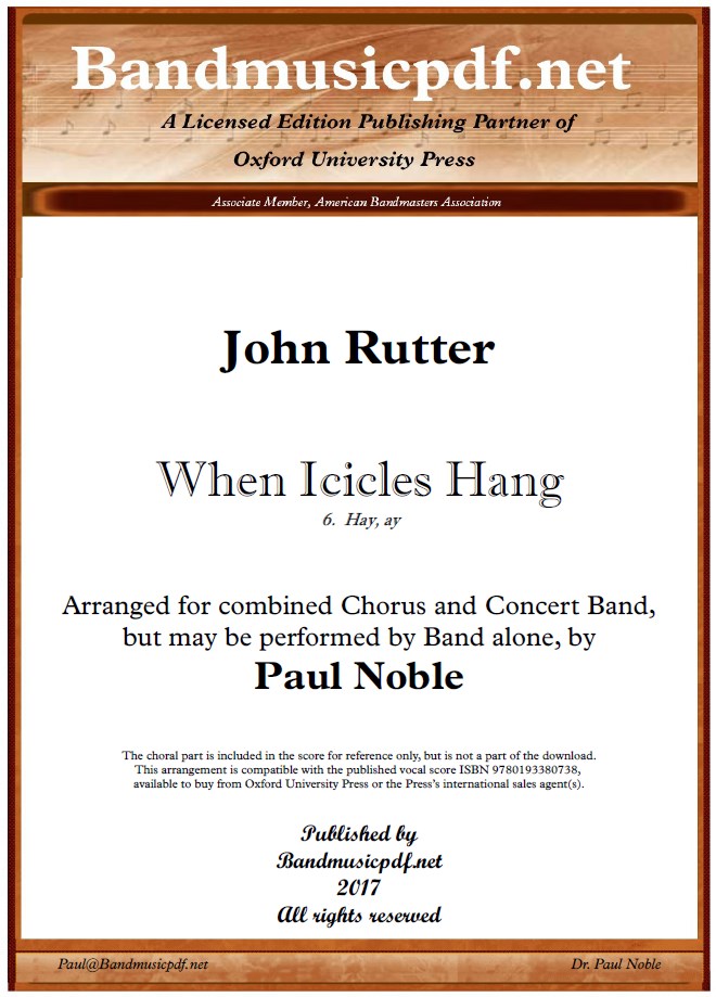 When Icicles Hang #6. Hay, ay (15th Century) - hier klicken When Icicles Hang #6. Hay, ay (15th Century) - hier klicken