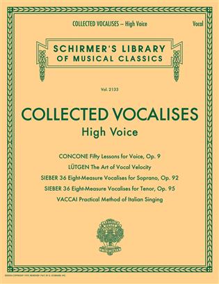Collected Vocalises: High Voice - hier klicken Collected Vocalises: High Voice - hier klicken