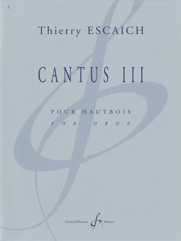 Cantus 3 (pour hautbois) - hier klicken Cantus 3 (pour hautbois) - hier klicken