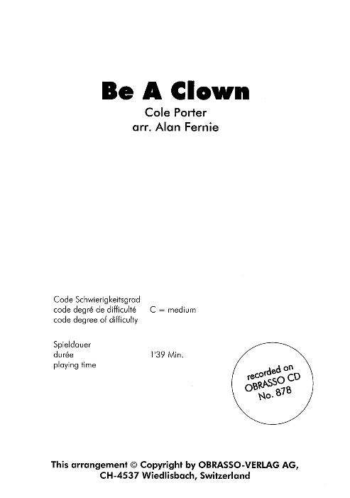 Be a Clown - hier klicken