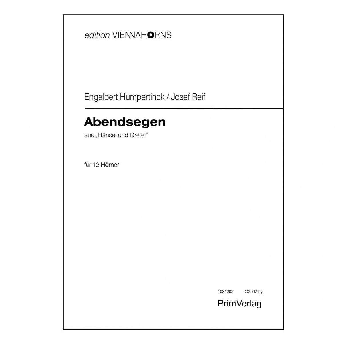 Abendsegen (aus 'Hnsel und Gretel') - hier klicken