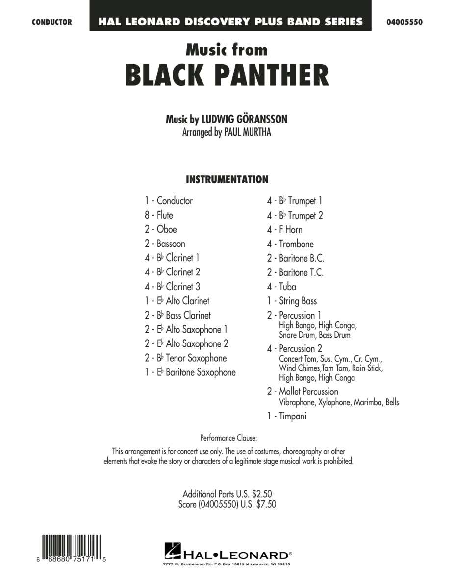 Music from 'Black Panther' - hier klicken