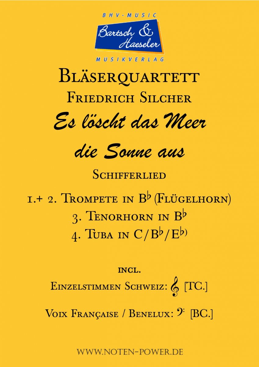 Es löscht das Meer die Sonne aus (Schifferlied) - hier klicken Es löscht das Meer die Sonne aus (Schifferlied) - hier klicken