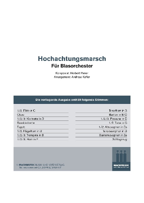 Hochachtungsmarsch - hier klicken Hochachtungsmarsch - hier klicken