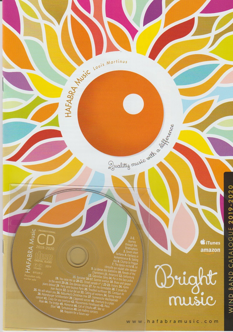 HAFABRA Catalogue 'Bright music' - hier klicken