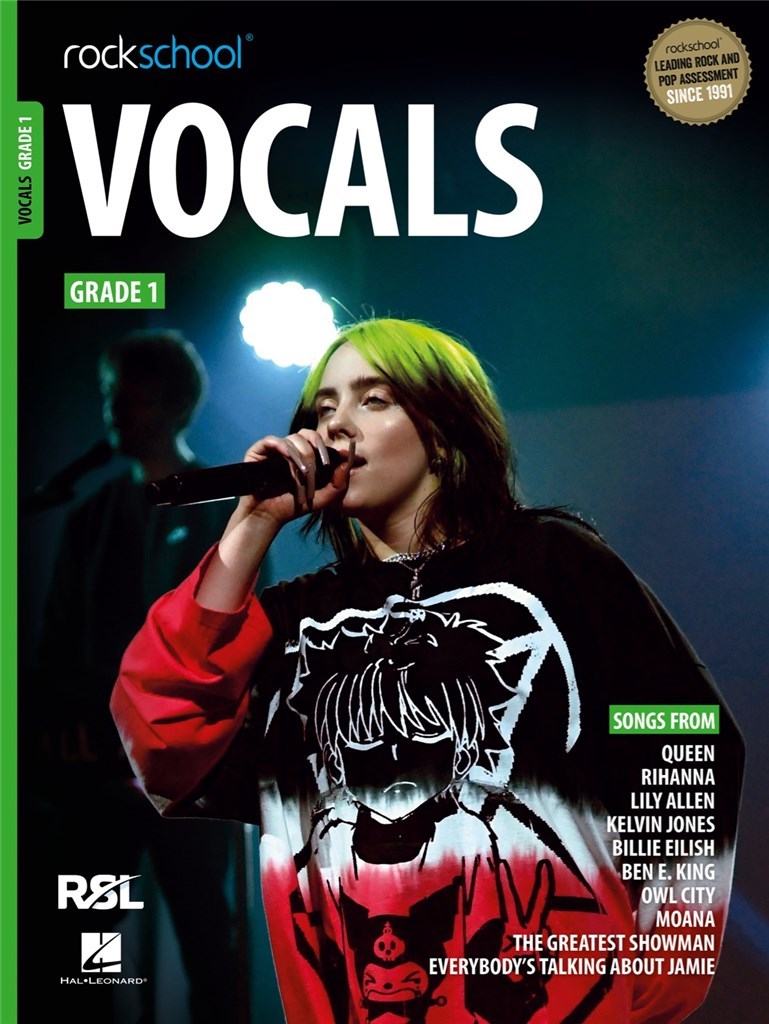 Rockschool Vocals Grad 1 (Prfungsliteratur 2021) - hier klicken