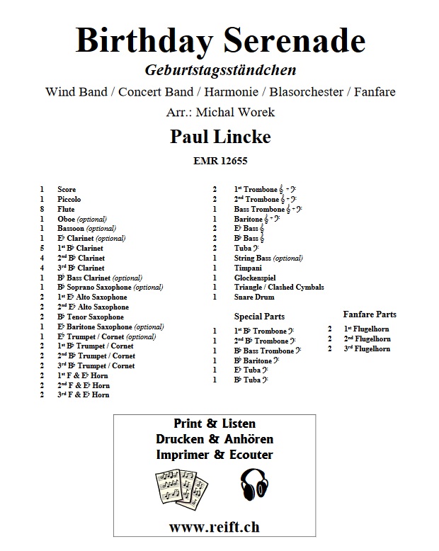 Birthday Serenade (Geburtstagsst�ndchen) - hier klicken