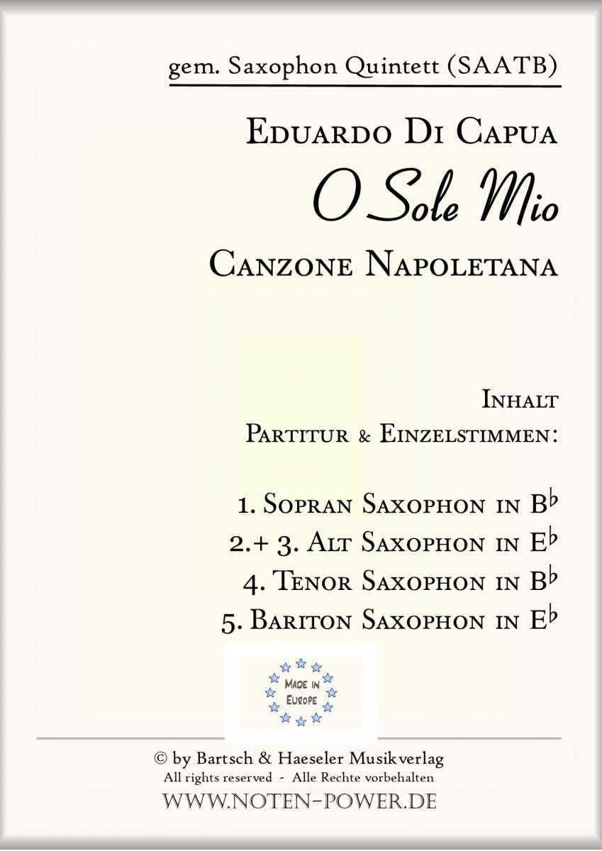 O Sole Mio - hier klicken O Sole Mio - hier klicken