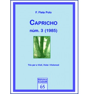 Capricho num. 3 (1985) - hier klicken Capricho num. 3 (1985) - hier klicken