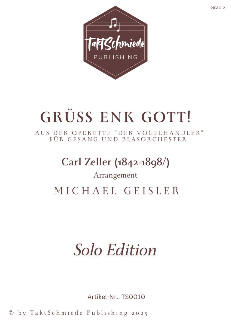 Grüss enk Gott! (aus der Operette 'Der Vogelhändler') - hier klicken Grüss enk Gott! (aus der Operette 'Der Vogelhändler') - hier klicken
