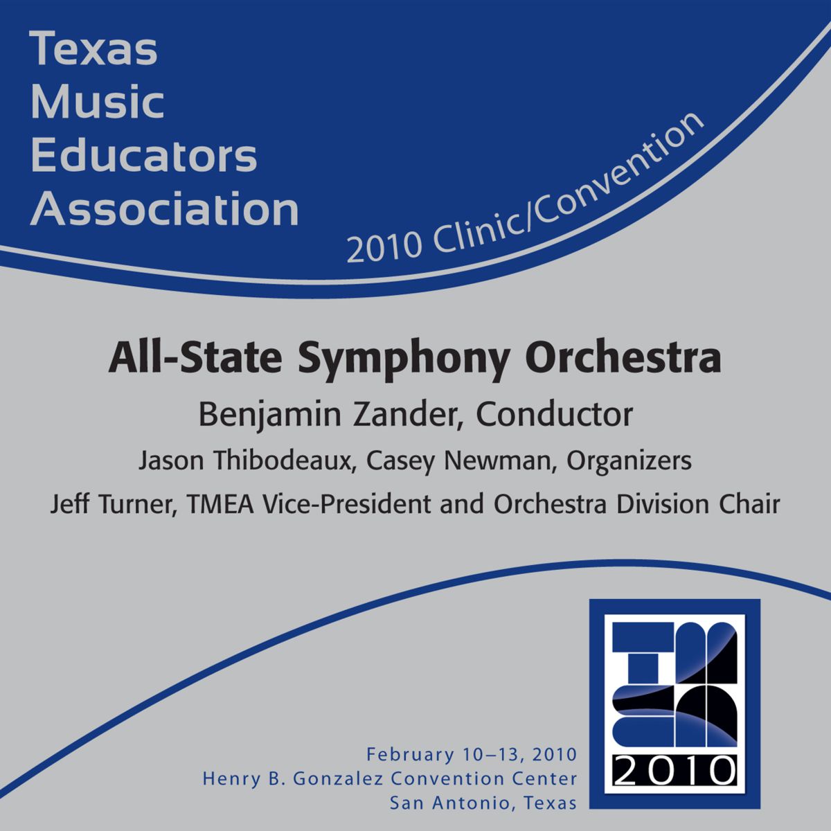 2010 Texas Music Educators Association: All-State Symphony Orchestra - hier klicken 2010 Texas Music Educators Association: All-State Symphony Orchestra - hier klicken