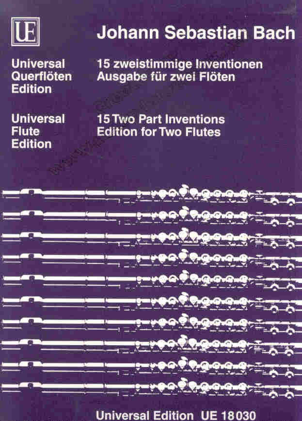 15 zweistimmige Inventionen - hier klicken