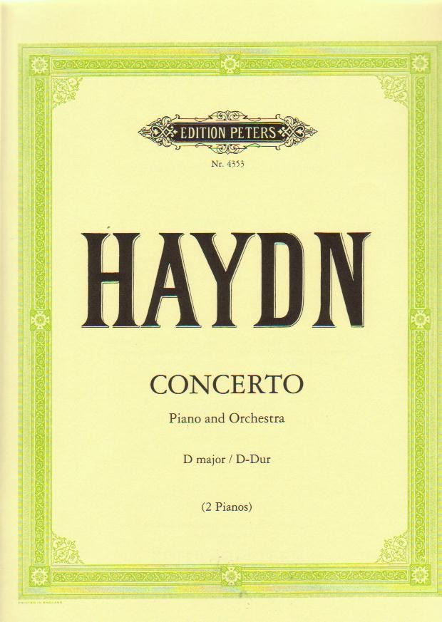 Concerto D-Dur für Klavier und Orchester - hier klicken Concerto D-Dur für Klavier und Orchester - hier klicken