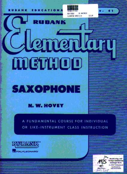 ELEMENTARY METHOD SAXOPHONE - hier klicken ELEMENTARY METHOD SAXOPHONE - hier klicken