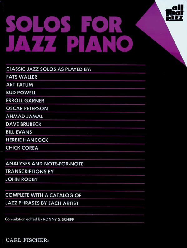 All That Jazz: Solos For Jazz Piano - hier klicken All That Jazz: Solos For Jazz Piano - hier klicken
