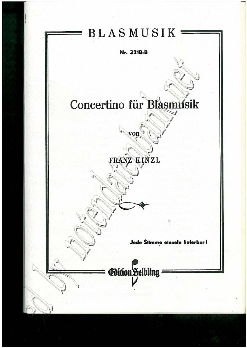 Concertino für Blasmusk - hier klicken Concertino für Blasmusk - hier klicken