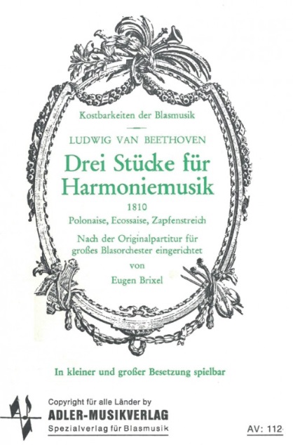 3 Stücke für Harmoniemusik (Drei) - hier klicken 3 Stücke für Harmoniemusik (Drei) - hier klicken