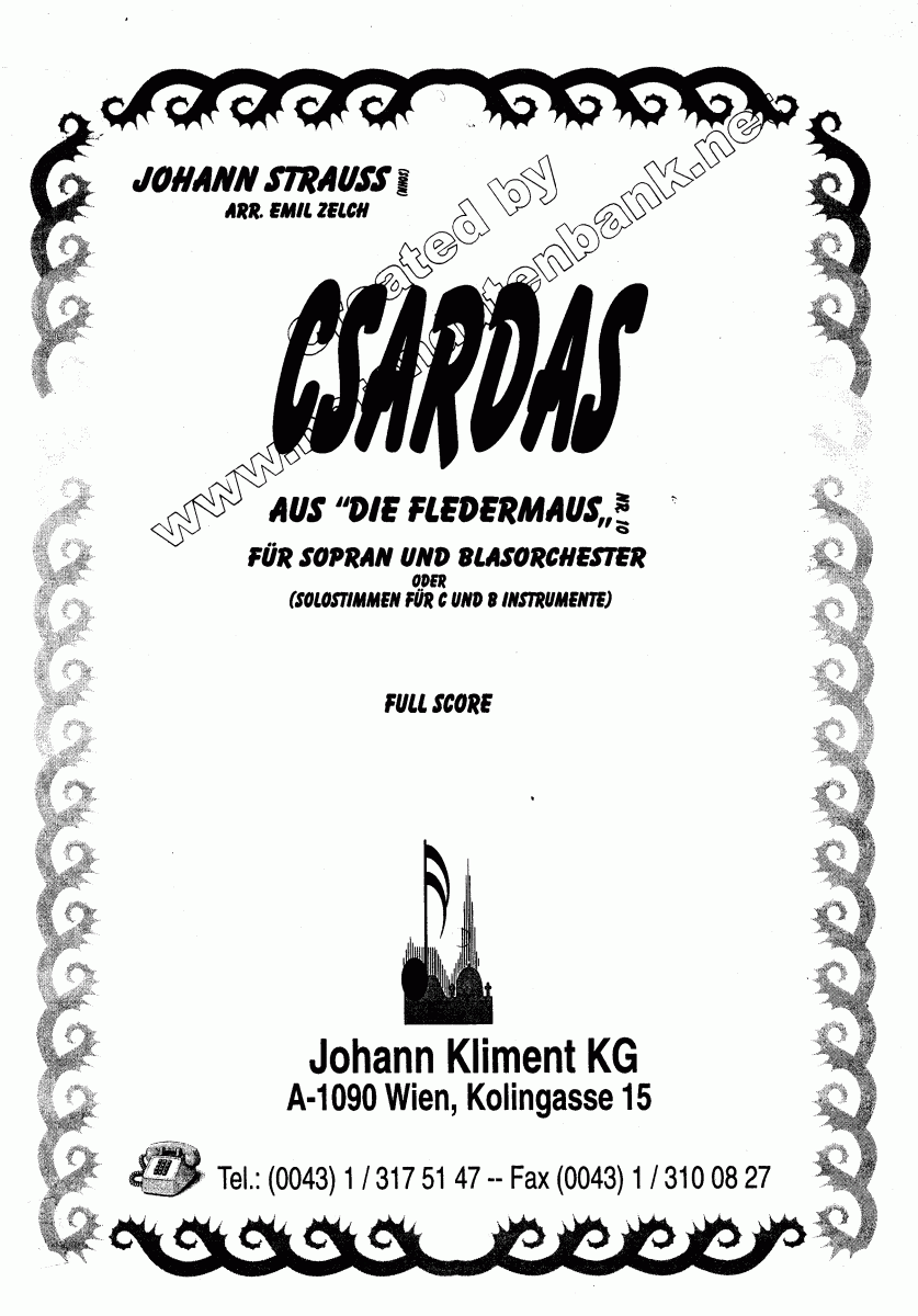 Csardas (aus 'Die Fledermaus') - hier klicken