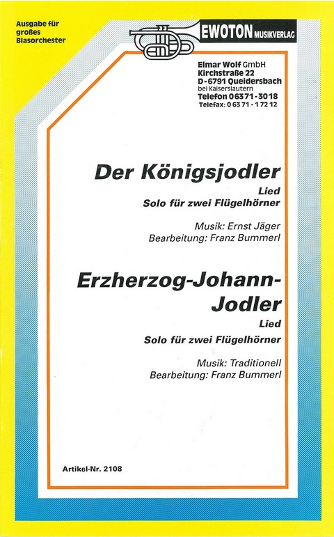 Erzherzog Johann-Jodler - hier klicken