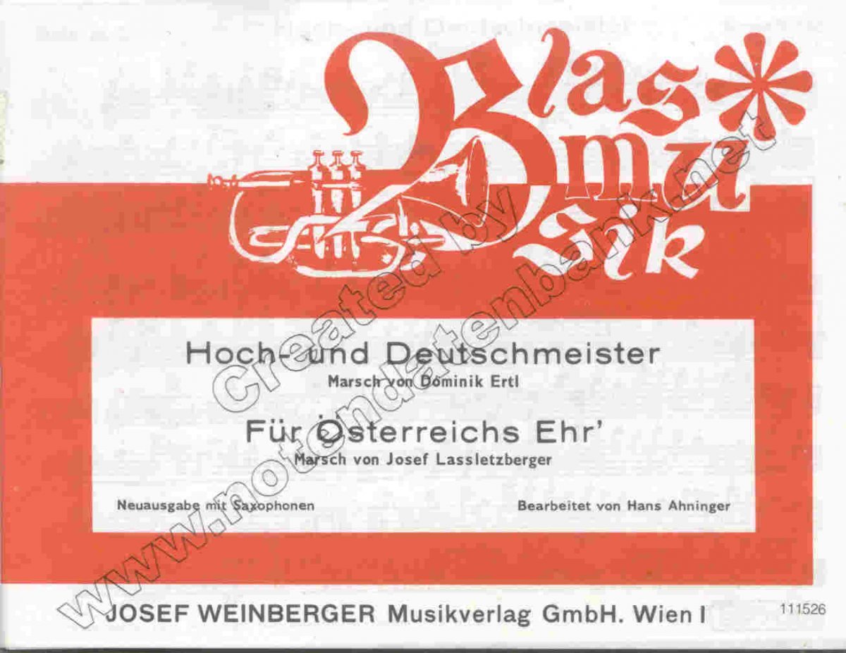 Hoch- und Deutschmeister - hier klicken