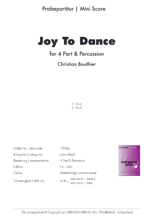 Joy to Dance - hier klicken