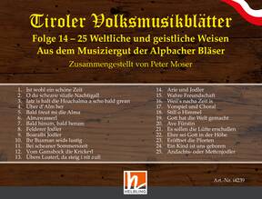 Tiroler Volksmusikbltter #14: 25 weltliche und geistliche Weisen - hier klicken