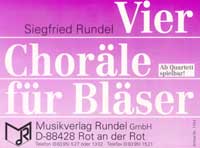 4 Choräle für Bläser (Vier) - hier klicken 4 Choräle für Bläser (Vier) - hier klicken