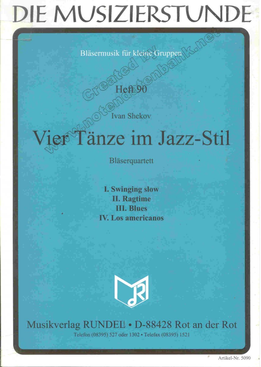 4 Tänze im Jazz-Stil - hier klicken 4 Tänze im Jazz-Stil - hier klicken