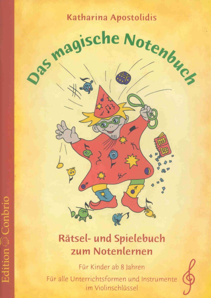 Magische Notenbuch, Das - R�tsel- und Spielebuch zum Notenlernen - hier klicken
