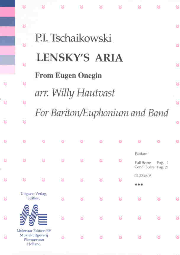 Lensky's Aria (from Eugen Onegin) - hier klicken Lensky's Aria (from Eugen Onegin) - hier klicken