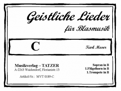 Geistliche Lieder fr Blasmusik, Heft C - hier klicken